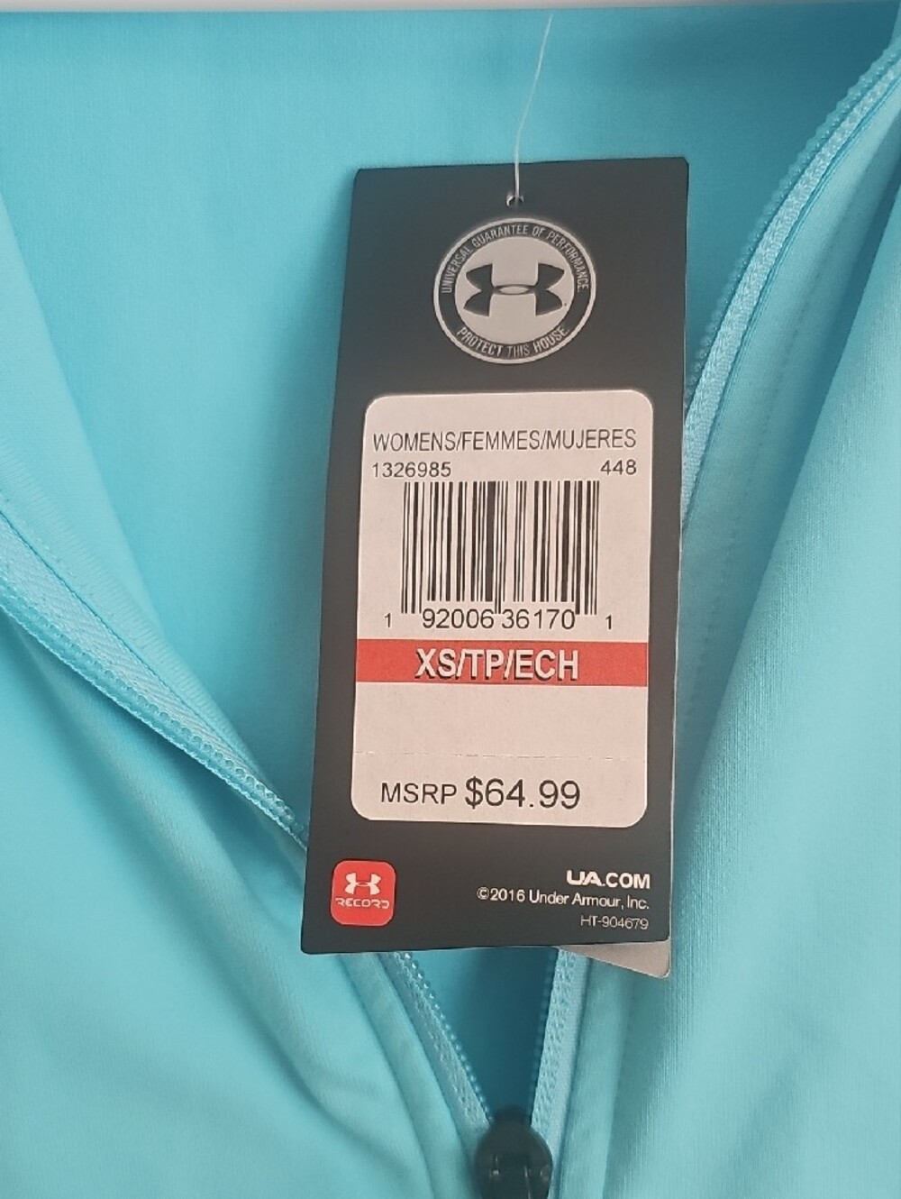 Under Armour Women’s Aqua Full-Zip Utility Jacket - Picture 3 of 6